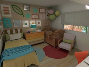 desain kamar bayi dan orang tua